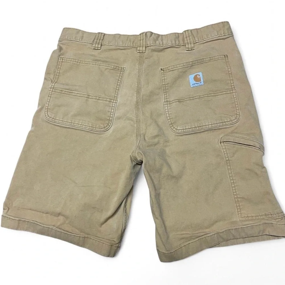 Carhartt Force Cargo Shorts Khaki Men's Size 36 Relaxed Fit Work Skater Y2K